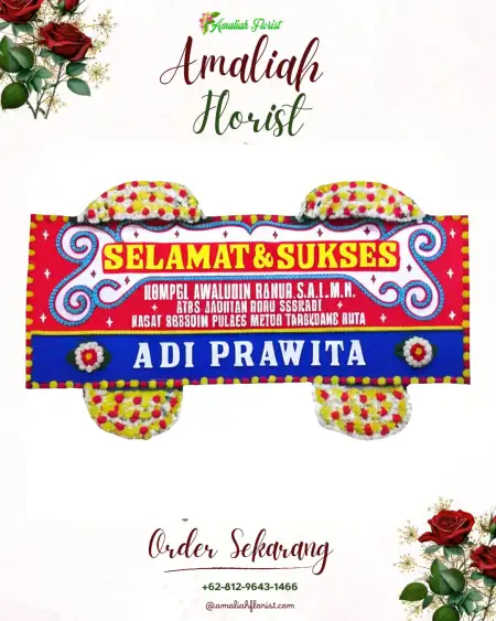 Papan Bunga Ucapan Selamat Way Kandis