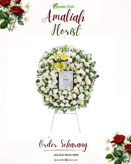 Krans Bunga Duka Way Kandis